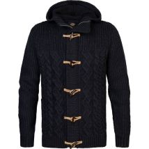 Petrol Industries - Heren Ribgebreid Vest Portage - Blauw - Maat M