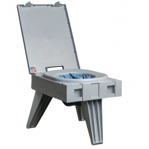 Cleanwaste GO Anywhere draagbaar toilet – 48×38×35 cm – grijs – incl. 30 zakken