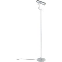 Zuiver Marlon Vloerlamp – Minimalistisch Design met Industriële Touch – Verzinkt Zilver – 134,5 cm