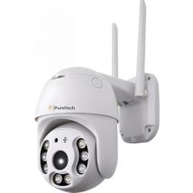 PuroTech Beveiligingscamera Core - Buiten camera met nachtzicht - Beveiligingscamera buiten met kabel - Draaibaar & Kantelbaar - Met Wifi en app - 3MP - Wit