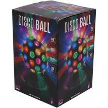 LED Disco Bal 20 cm Zwart