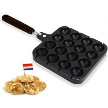 Levanda poffertjespan gietijzer – antiaanbak geschikt voor inductie elektrisch en gas