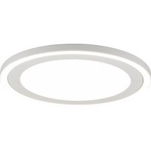 Reality - LED Plafondlamp - Plafondverlichting - 24.5W - Natuurlijk Wit 4000K - Rond - Wit - Kunststof
