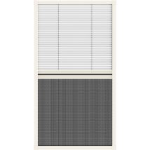 Livn Duoplissehor Raam Plus 55x100cm Wit - Hor en verduistering in één voor dakramen - Eenvoudig op maat te maken - Voor een maximale opening van 50x95 cm