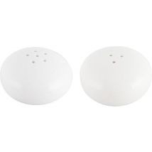 Kitchencraft - Peper- En Zoutstel Mikasa - 11 x 5,5 x 3,5 cm - Porselein - Wit