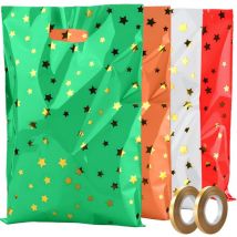 Feestio Uitdeelzakjes 100 Stuks - 17 x 25 cm - Snoepzakjes - Traktatie Zakjes Kinderfeestje - Cadeauzakjes Cadeautasjes - Verjaardag