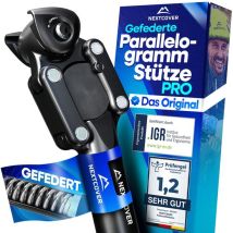 Nextcover geveerde zadelpen parallellogram met Comfort-Spring technologie – verstelbaar – 27.2/30.9/31.6/34.9 mm – schokdempende fietszadelpen