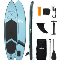 Brixy SUP Board - Opblaasbaar Paddle Board - Complete Set - 285 cm - Max. 150 kg - Mintgroen