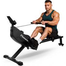 Flowsense Roeiapparaat - Roeimachine - Geluidsstil - Magnetische Roeitrainer Fitness - Rowing Machine 16 Weerstandniveaus - LCD Monitor