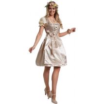 Dressforfun Mini-Dirndl Burgau model 2 M - verkleedkleding kostuum halloween verkleden feestkleding carnavalskleding carnaval feestkledij partykleding - 304681