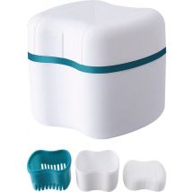 Gebitsbakje - Beugelbakje - Incl. Lekbakje - Voor - Beugel - Kunstgebit - Prothese - Beugelbakje - Beugeldoosje - Bakje