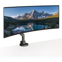 Skoov Monitorarm met gasveer - Voor 13 tot 57 Inch - 27KG draagkracht - Breedbeeldscherm - Beugel voor 1 scherm - Monitor - Stand - Houder - Steun - Extra stabiel - Zwart