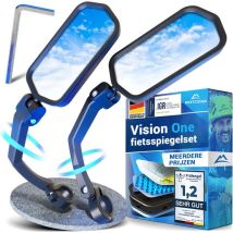 NEXTCOVER® Fietsspiegels e-bike links en rechts SET met ProVision echt glas - Fietsspiegel op stuur - Fietsspiegel ebike, Achteruitkijkspiegel fiets en e-bike