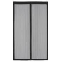 Kinzo Insectenhor Deur – Magnetisch Insectengordijn 220x100 cm voor Deur – Vliegenhor Zonder Boren – Deurhor met Klittenband – Hor tegen Insecten voor Balkon, Tuin of Terras