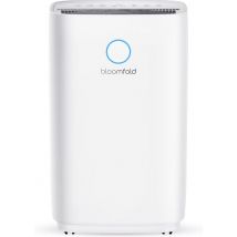 Bloomfold Luchtontvochtiger - 25L per Dag - Incl. Was-droog Functie - Geschikt voor Woonkamer, Slaapkamer, Kelder & Badkamer - Dehumidifier - Wit