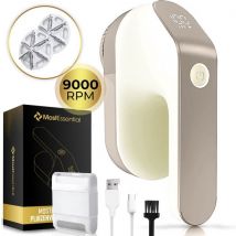 MostEssential Premium Elektrische Pluizenverwijderaar FL777 – Pluizentondeuse - USB-C Snellaadfunctie - Draadloos - 2000 mAh Batterij - PRO Edition