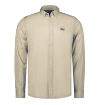 New Zealand Auckland Kingsley Overhemd - Heren - 22DS572 - Cream - Maat L