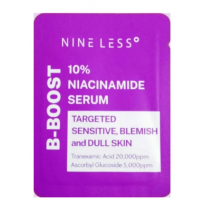 Nine Less B-Boost 10% Niacinamide Serum – Egaliserend & Kalmerend Serum voor Gevoelige en Onzuivere Huid (2ml Sample)