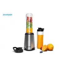 Shardor Mini Blender 600 ml | Krachtige 350W | Warm & Koud (0–100°C) | Inclusief To-Go Beker | Compact & Vaatwasbestendig