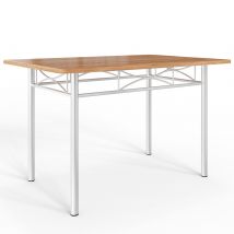 Casaria Eettafel Set 5 delige -Eettafel + 4 stoelen - Beuken