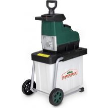 Gardebruk Hakselaar - Elektrisch 3100W 45mm Takdikte 60l - Groen