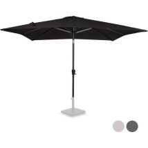 VONROC Stokparasol – Kantelbaar – 280 x 280 x 245 cm – Zwart