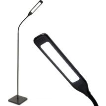 Auronic Staande Lamp - LED Vloerlamp - Geschikt voor Woonkamer - Dimbaar - Zwart