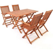 Luxe tuinset 'Sydney' - 5-delig - Acaciahout - FSC gecertificeerd