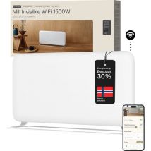 Mill PA1500WIFI3A - WiFi-geïntegreerde stalen paneelverwarming - 1500 Watt - tot 22m2 - 100% stil - aan de muur of vrijstaand