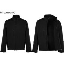 Milanoro - Wind- en waterdichte jasjes - Jas zonder kap - Zwart - L