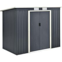 Juskys Metalen tuinhuis M - 213 × 130 × 173cm