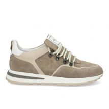 Giorgio Herensneakers Beige Suède – Model 578112 Earth – Hakhoogte 2.5 cm – Breedtemaat H