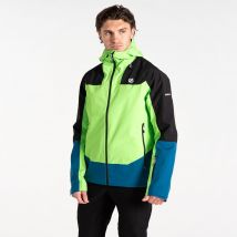Dare2B Roving II Waterdichte Jas - Groen/Blauw/Zwart - Maat XXXL
