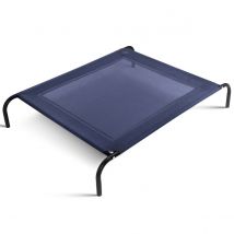Hondenbed Tuin Ligstoel Outdoor Hond - Grijs - 110 x 80 x 18 cm - Metaal