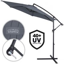 Kingsleeve Parasol - Ø330cm UV-Bescherming 50+ Slinger - Antraciet