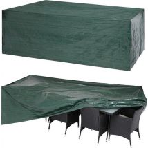 Kingsleeve Tuinmeubel Beschermhoes - Weerbestendig 308x138x89cm Groen