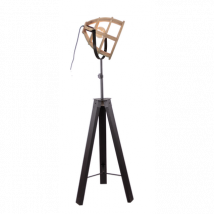 Brilliant vloerlamp Matrix Nature Wood