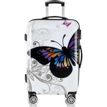 Monzana Hard case koffer Vlinder M polycarbonaat 42L 56x37x23cm