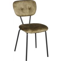 Mica Decorations Monroe Eetkamerstoel - Stof Adore - Mos - 42 x 85 cm