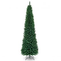 Coast Kunstkerstboom Potloodvormig - Hoogwaardige PVC-naalden - 240cm - Groen