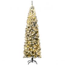 Coast Kunstkerstboom MET Sneeuw EN 350 Warm Witte LED Lampjes - 225cm
