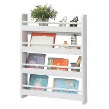 SoBuy Opbergkast - Ophangbaar - MDF - 60 x 12 x 80 cm - Wit
