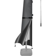 Kingsleeve Parasolhoes tot Ø350cm - Weerbestendig Robuust - Grijs