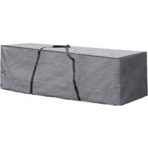 Perel Opbergtas XL, beschermhoes voor kussens, kussentas, hoes tuinkussens, transporttas loungekussens, opbergzak tuinmeubelkussens, ligkussens, waterdicht, uv-bestendig, 200 cm x 75 cm x 60 cm