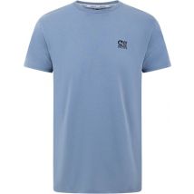 Cruyff Energized Shirt Heren – Maat XL – Comfortabele en Stijlvolle Basic in Blauw-Zwart