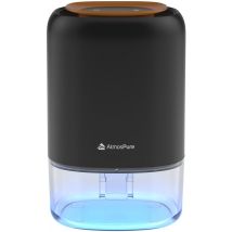 AtmosPure® Luchtontvochtiger AirDry Compact - Ontvochtigt 500 ml per Dag - Extreem Stil - RGB LED - Luchtreiniger voor Woonkamer, Slaapkamer & Badkamer
