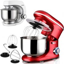 Monzana Keukenmachine Elegance Rood 1200W 6L