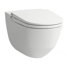 LAUFEN Cleanet Riva Douchewc – 370×590 mm – Wandmodel – Randloos – Inclusief Luxe WC-Bril - Wit