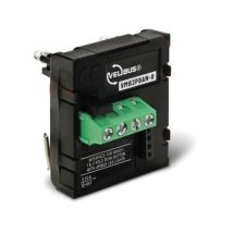 interface met blauwe feedbackleds voor enkel- of tweevoudige Niko®-drukknoppen