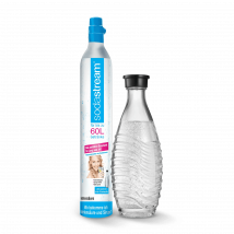 SodaStream Reservezylinder mit 1x CO2-Zylinder und 1x Glaskaraffe